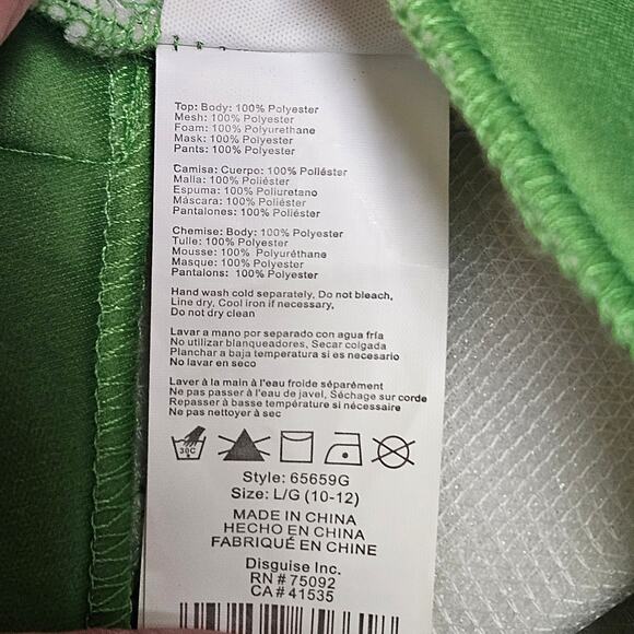 Creeper Deluxe Child Halloween Costume Size Large 10/12 (NO Pants) - Picture 10 of 12